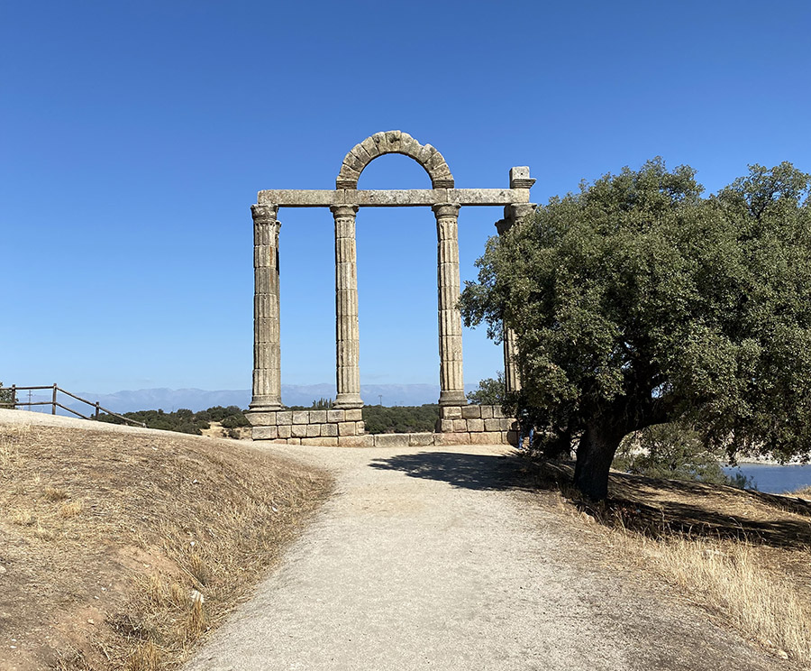 Templo romano en Augustobriga