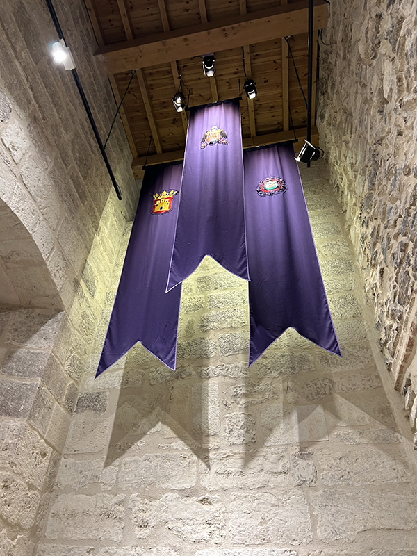 Interior del castillo silo de Arévalo en Ávila