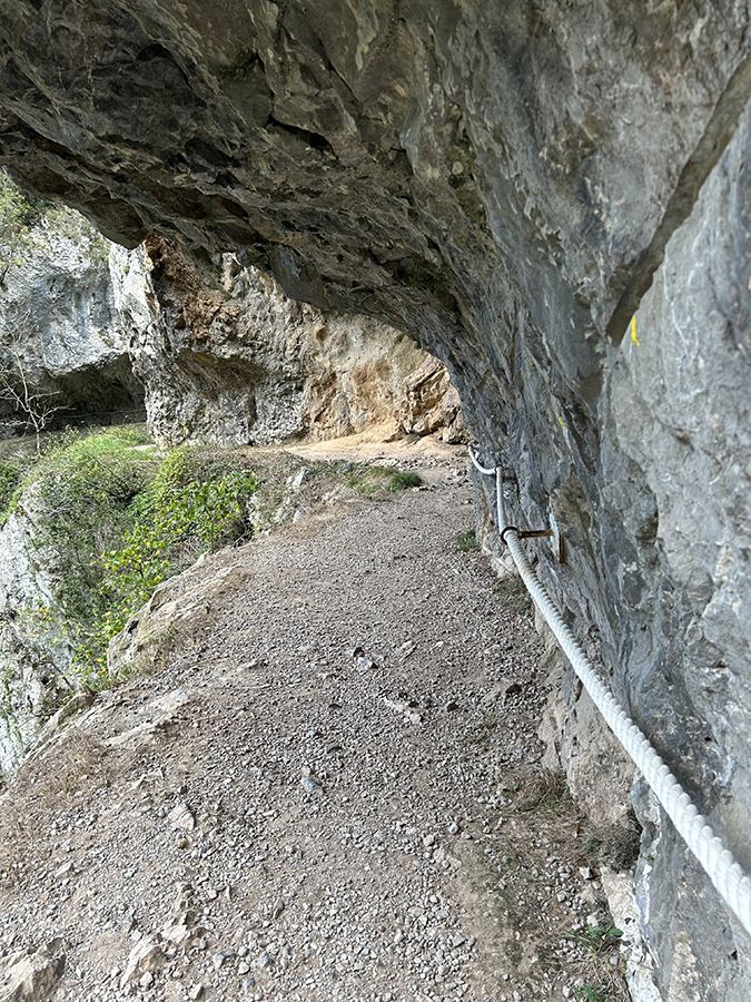 Detalle senda Xanas (Asturias)