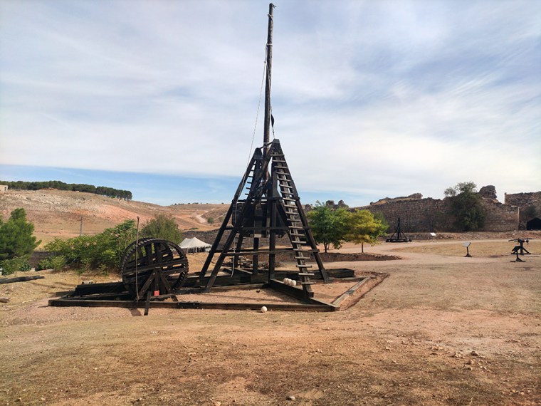 Trebuchet en Castillo de Belmonte