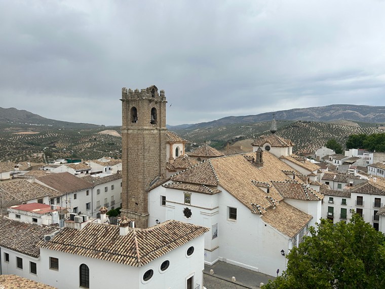 Vistas desd el castillo de Priego de Córdoba