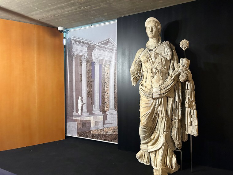 Diosa Fortuna de Clunia en Burgos