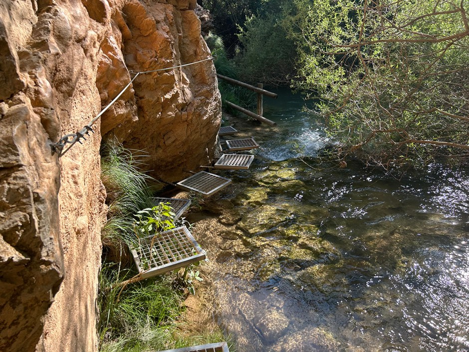 Sendero del río Ebrón