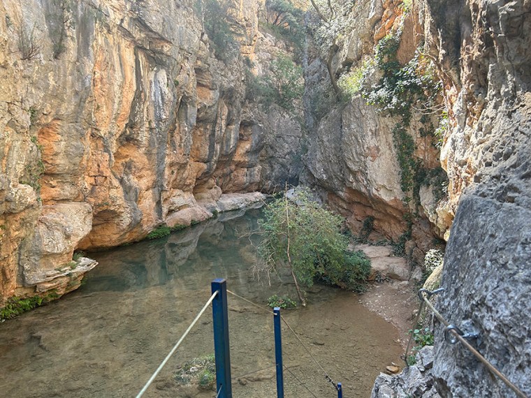 Estrechos del río Ebrón en Teruel