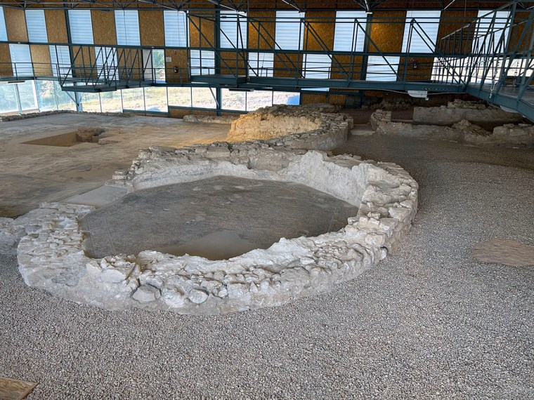 Detalle sala villa romana Noheda