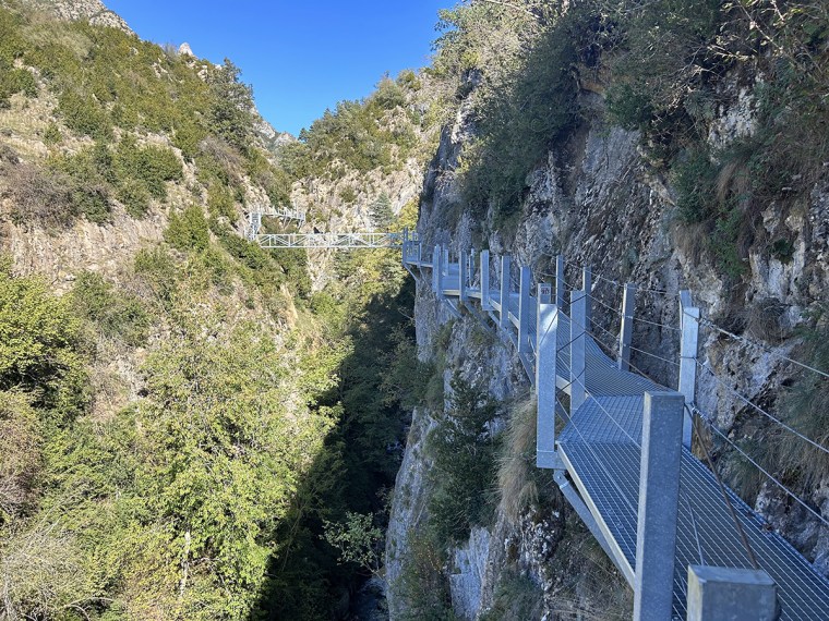 Panticosa pasarelas en Huesca