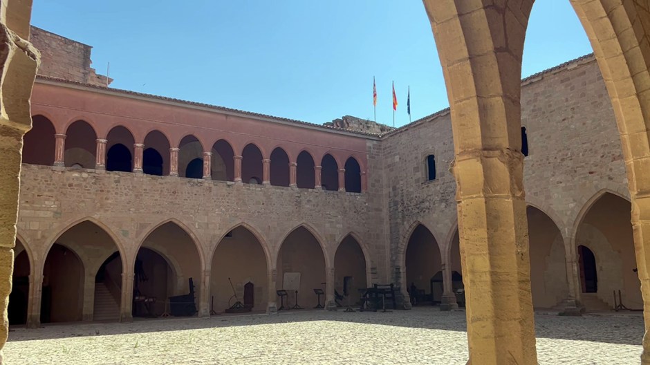 Patio de armas de Mora de Rubielos