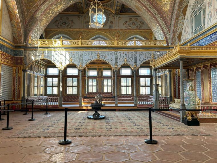 Sala imperial palacio Topkapi