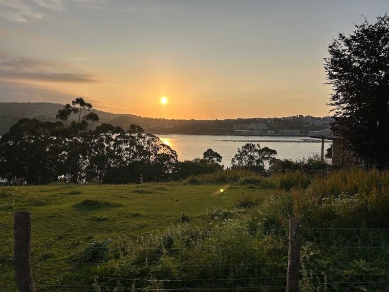 castropol puesta de sol