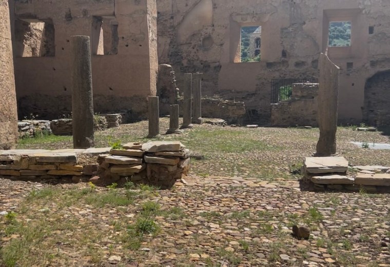 Interior castillo de Yanguas