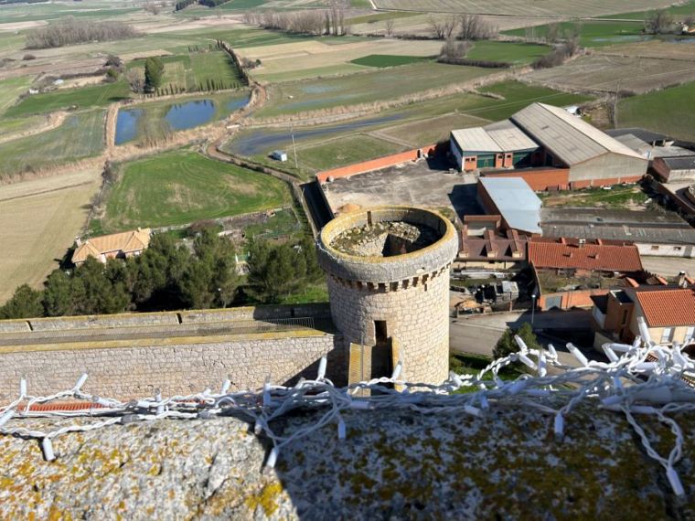 Cubo del castillo de los comuneros en Valladolid