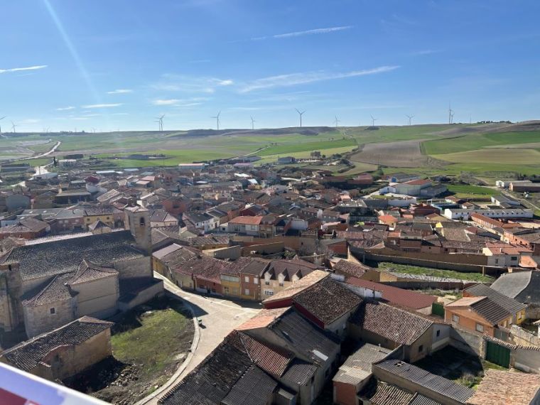 Torrelobatón desde el castillo de los comuneros