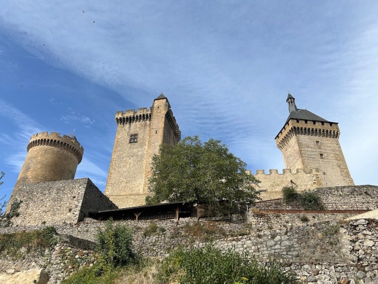 Castillo de Foix pueblo sur de Francia